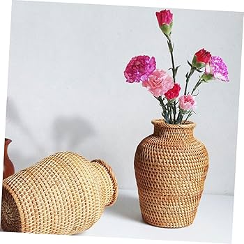 Eco-Friendly Woven Vases for Trendy Homes