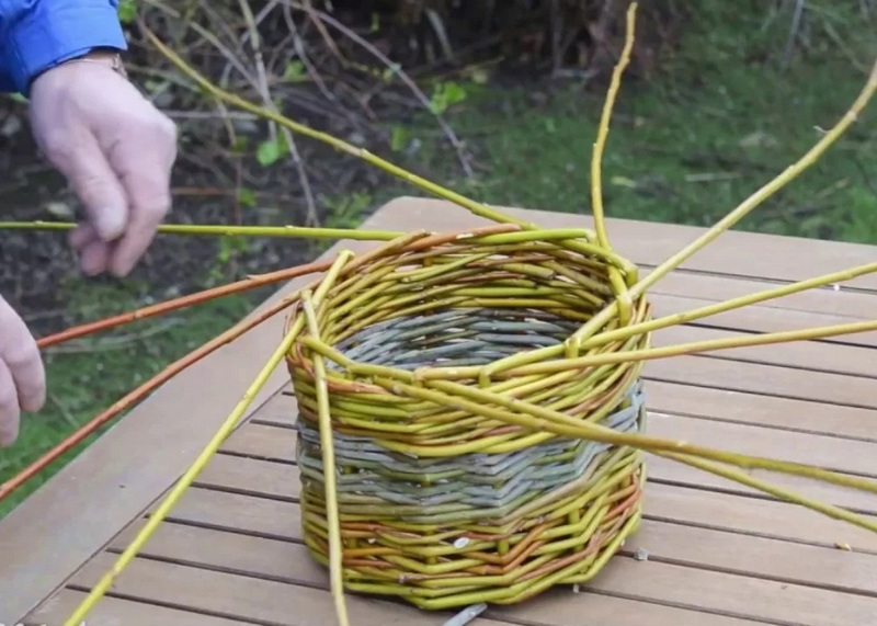 Square Willow Basket