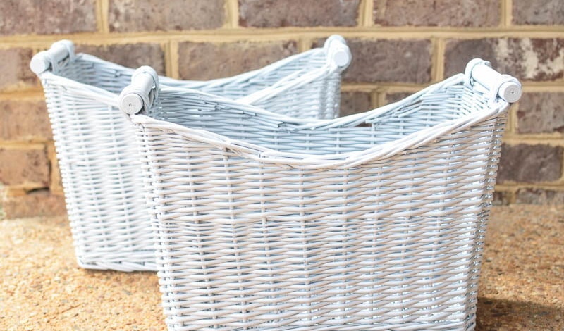 Paint Wicker Baskets White_2