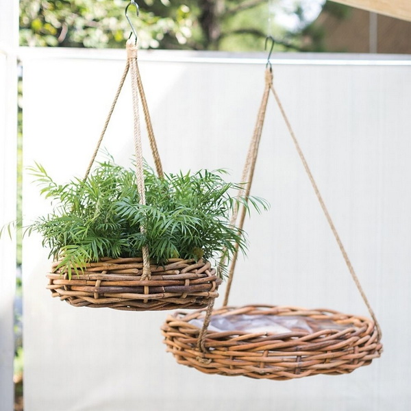 Why Should You Choose a Rattan Hanging Basket for Your Plants?
