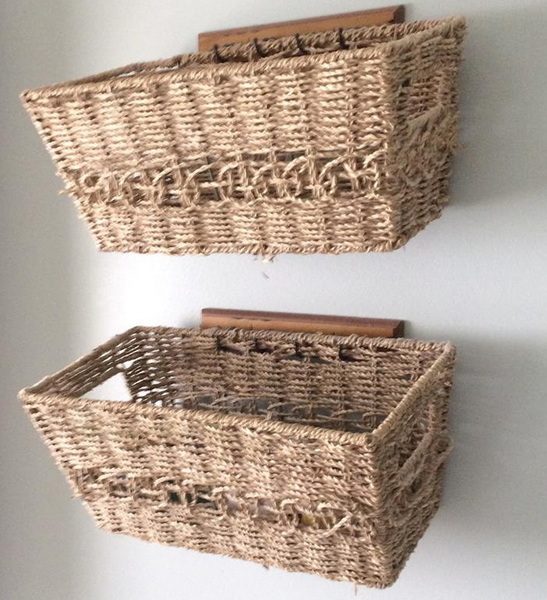 Hang Wicker Baskets on The Wall_1