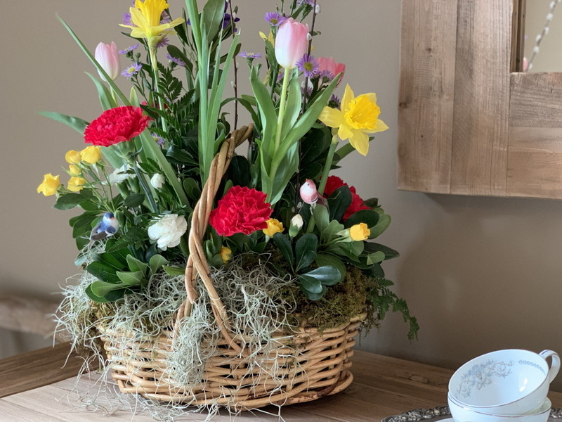 Handmade Flower Basket 