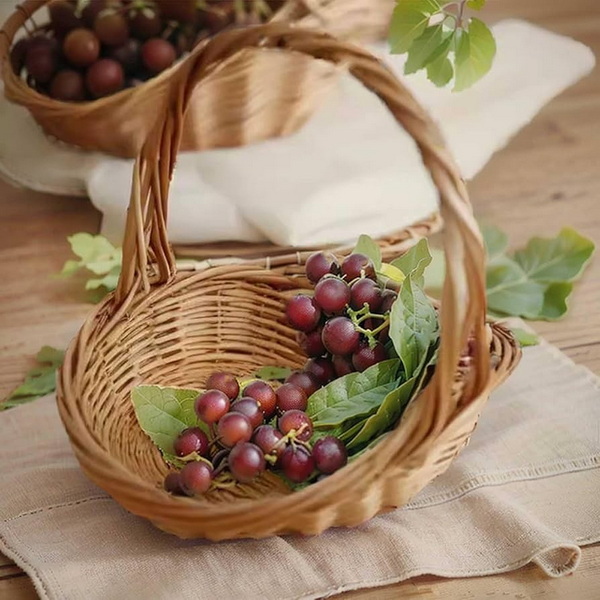 Wood Basket Centerpiece