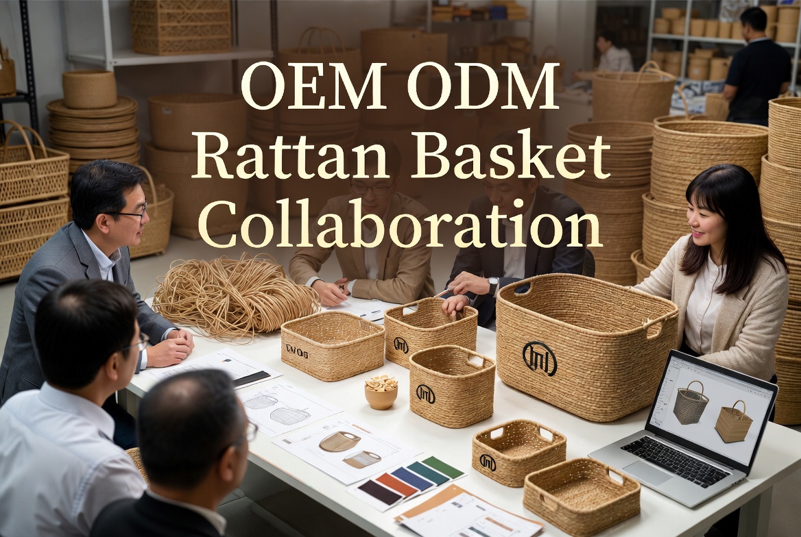 OEM ODM Rattan Basket Collaboration OEM ODM Rattan Basket Collaboration
