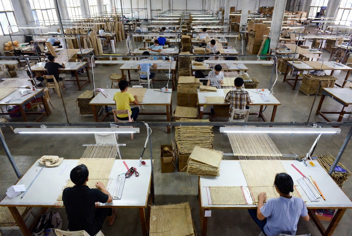 Natural Fiber Placemats Factory Production Natural Fiber Placemats Factory Production