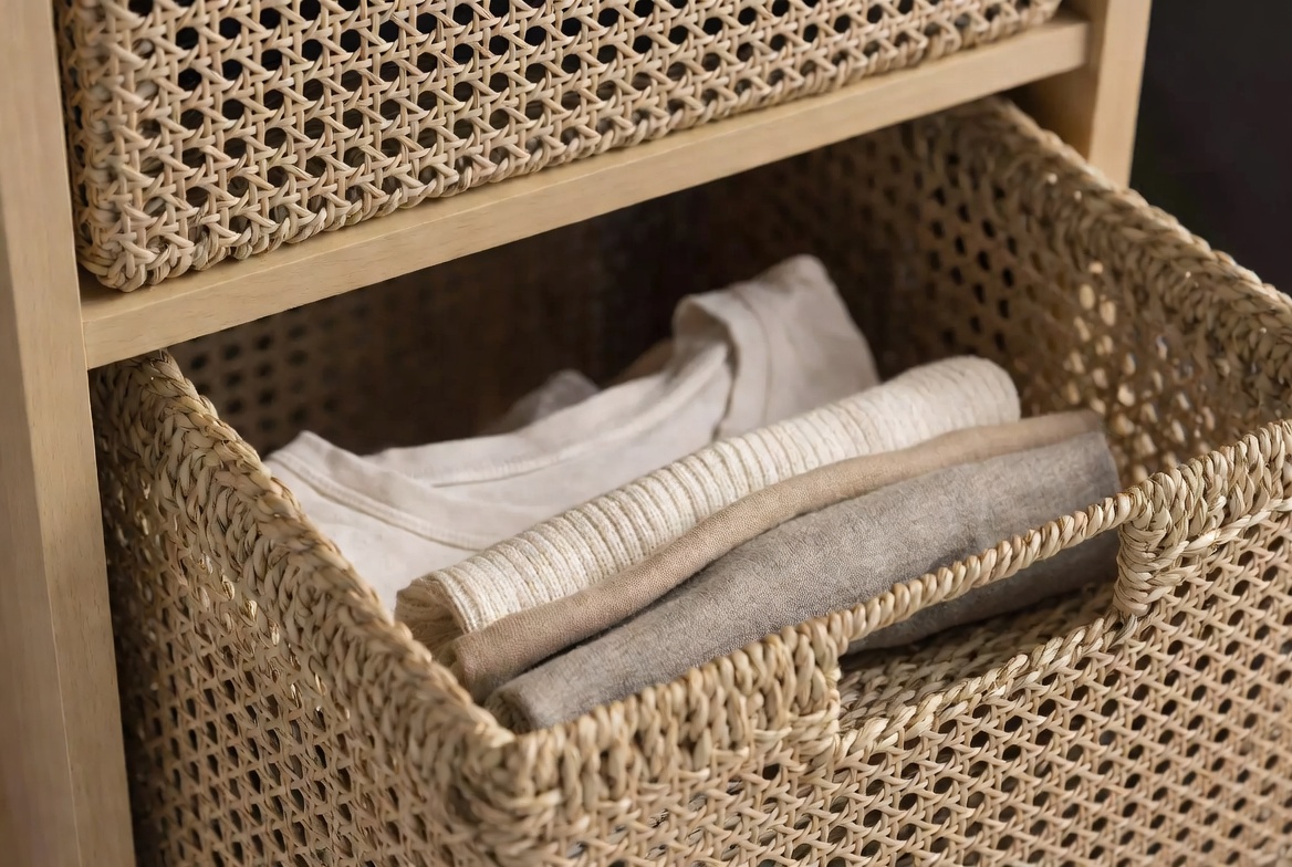 Breathability Of Woven Shelf Baskets
