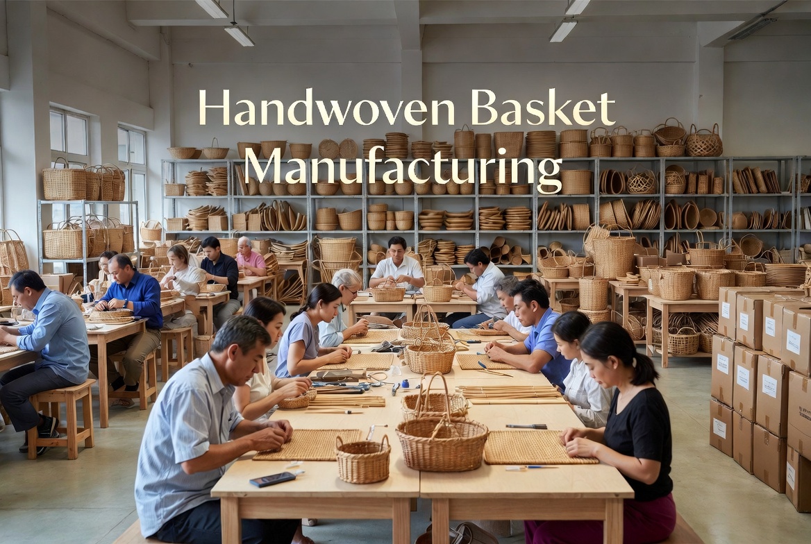 B2B Handwoven Basket Production 