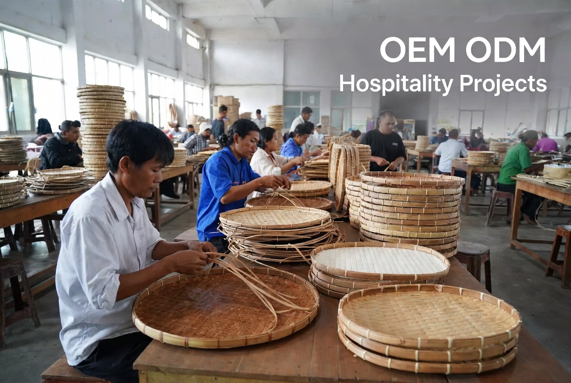 OEM Bamboo Tray Production For Hospitality OEM Bamboo Tray Production For Hospitality