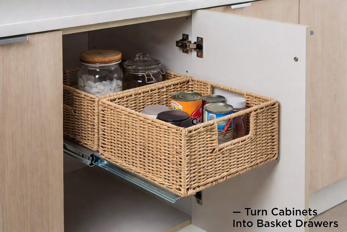 Pull Out Basket Drawer System Udtrækskurvskuffesystem