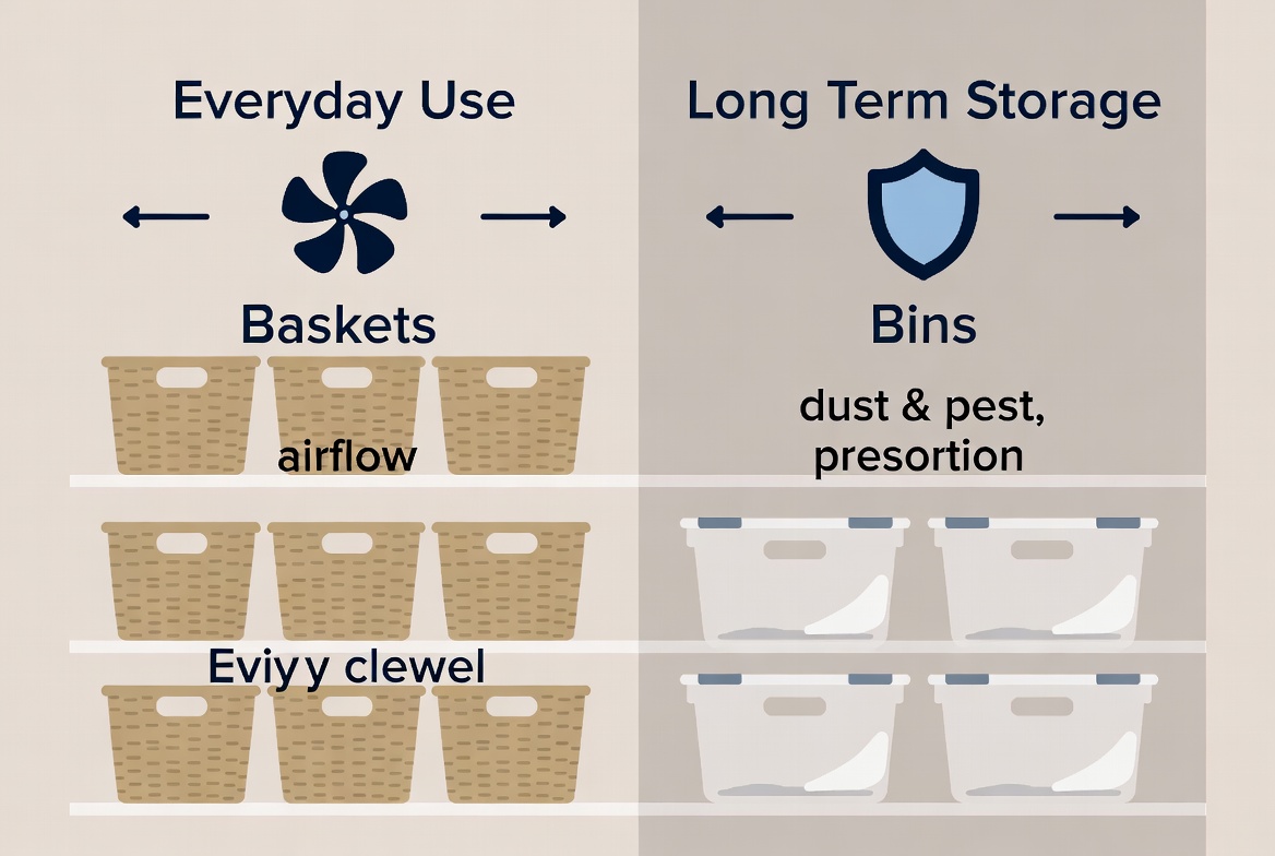 Hybrid Closet Storage System Diagram